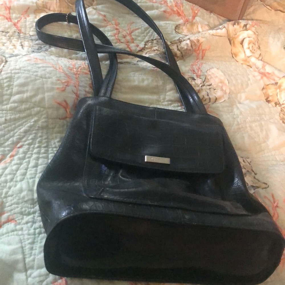 Nine West black leather purse